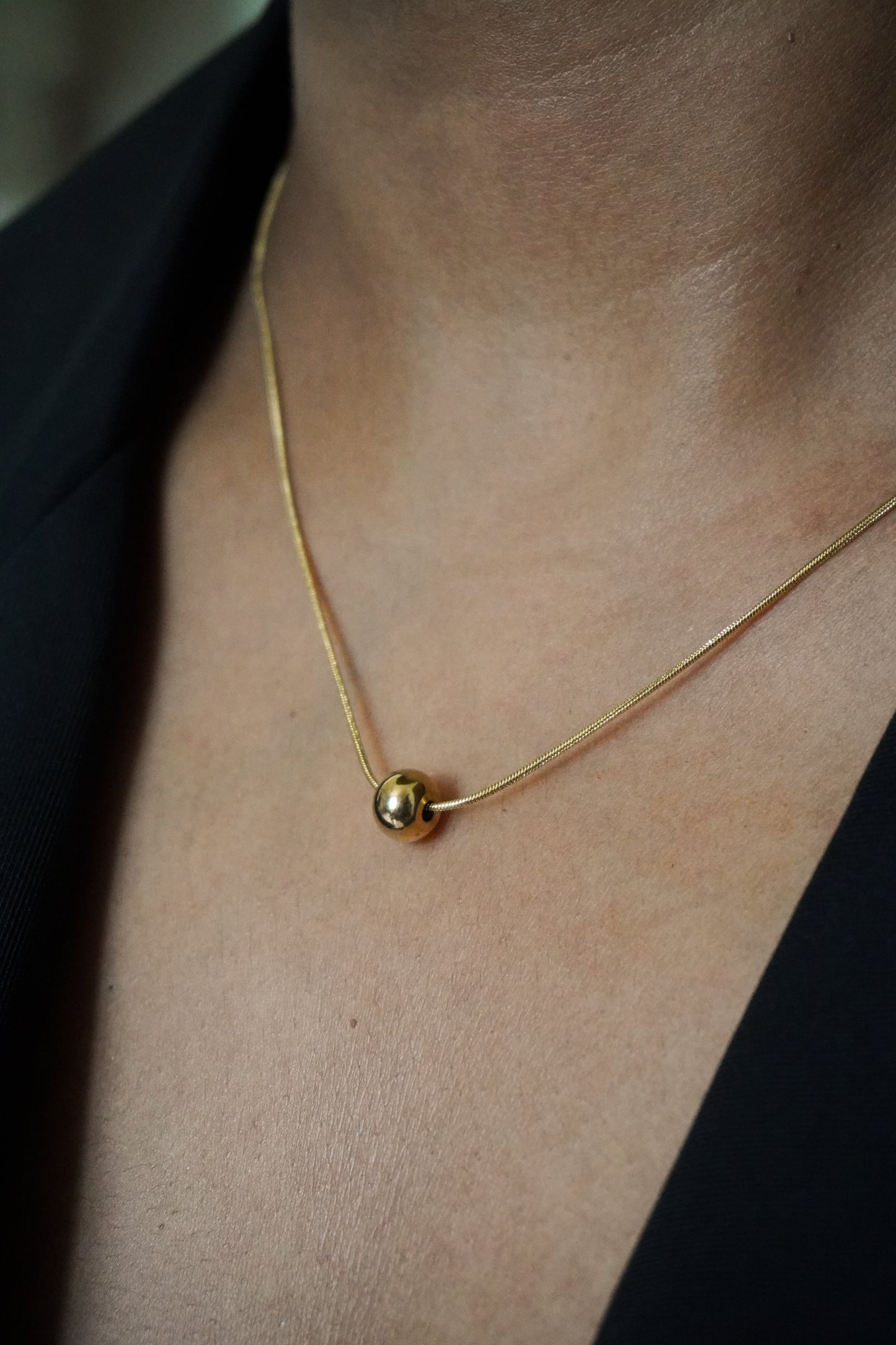 Gold Bead Necklace