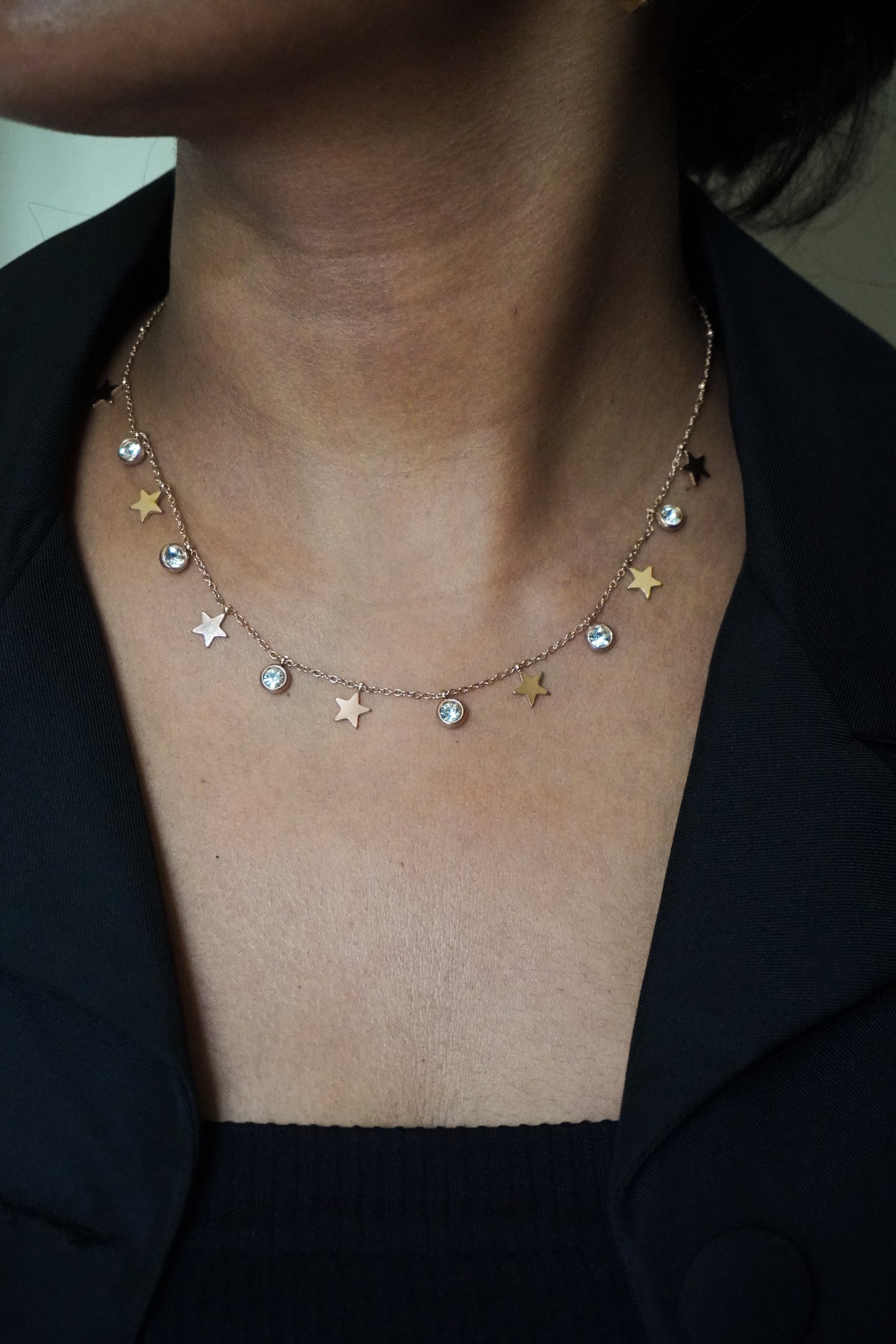 Celestial charm necklace