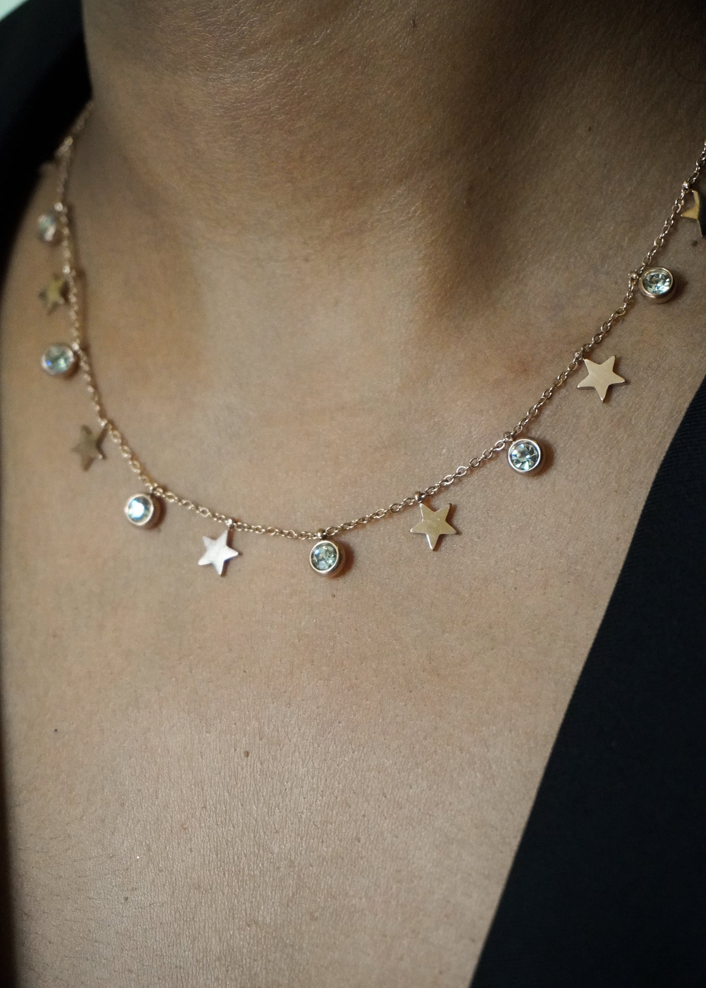 Celestial charm necklace
