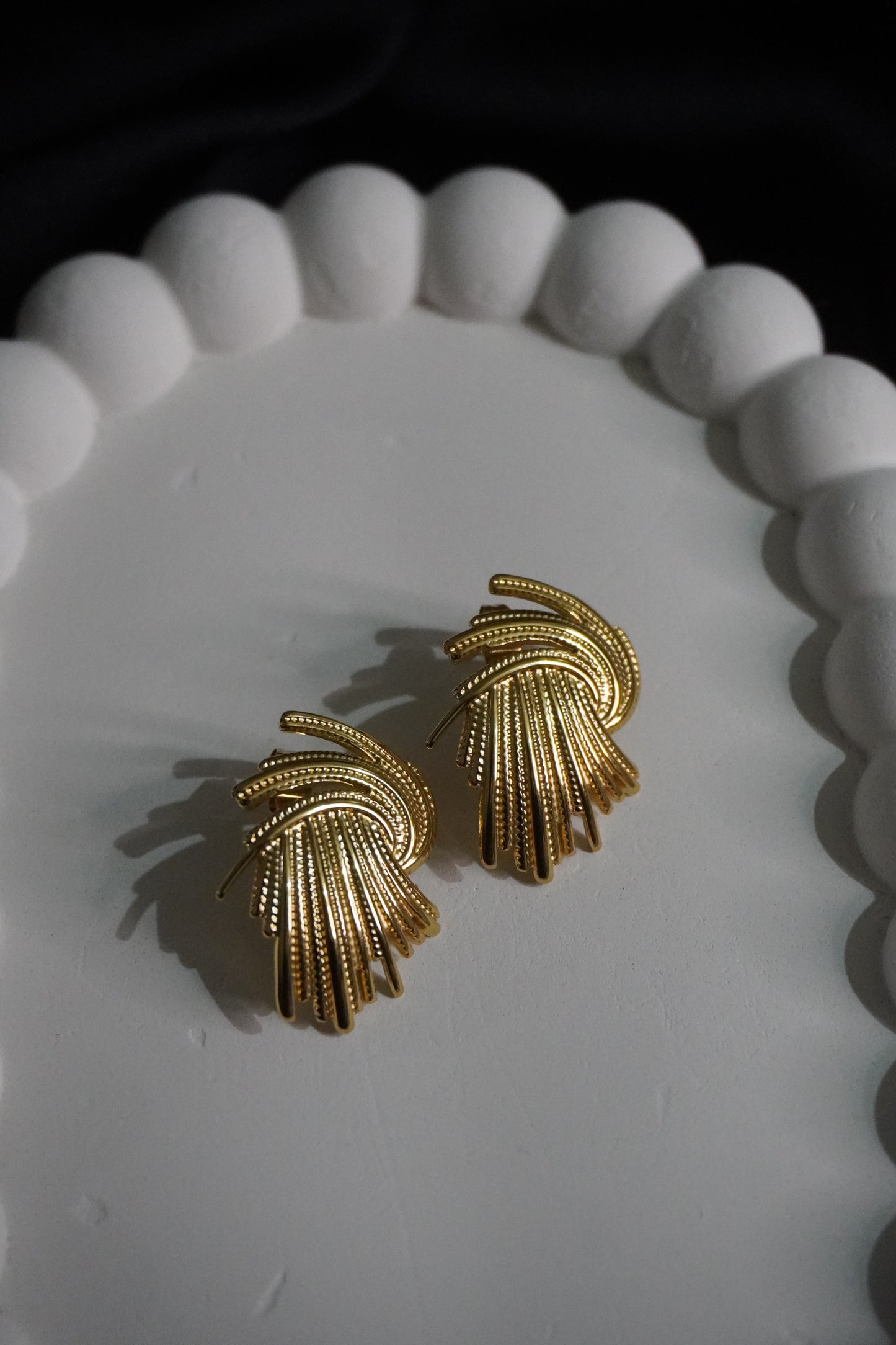 Golden Cascade Studs