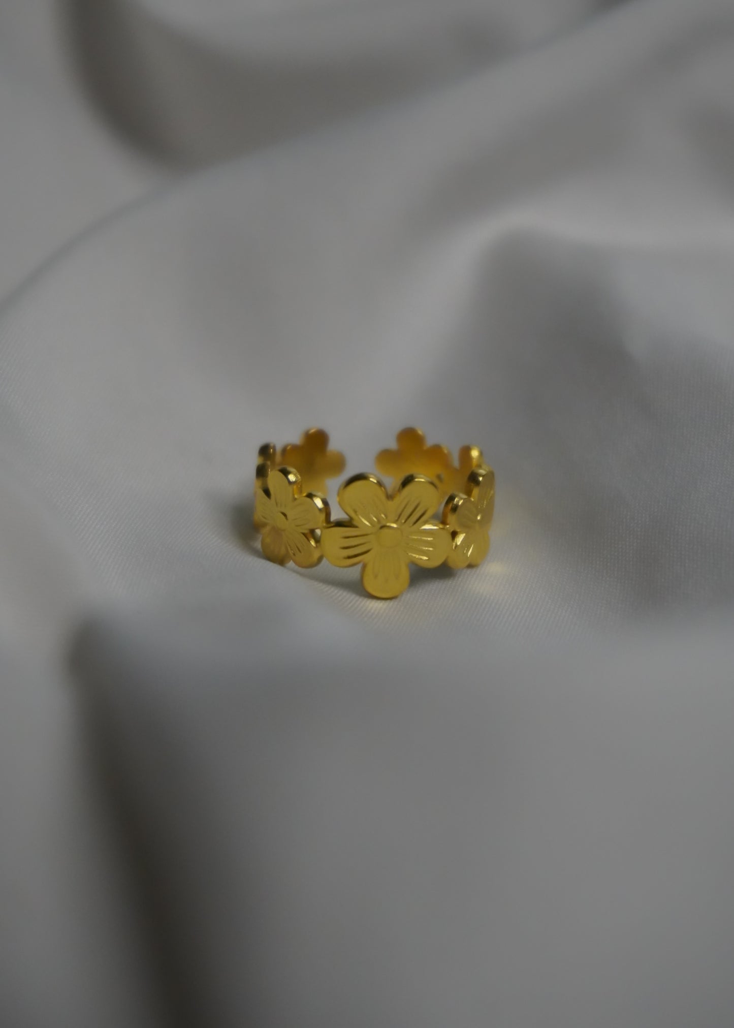 Bloom Adjustable Gold Ring