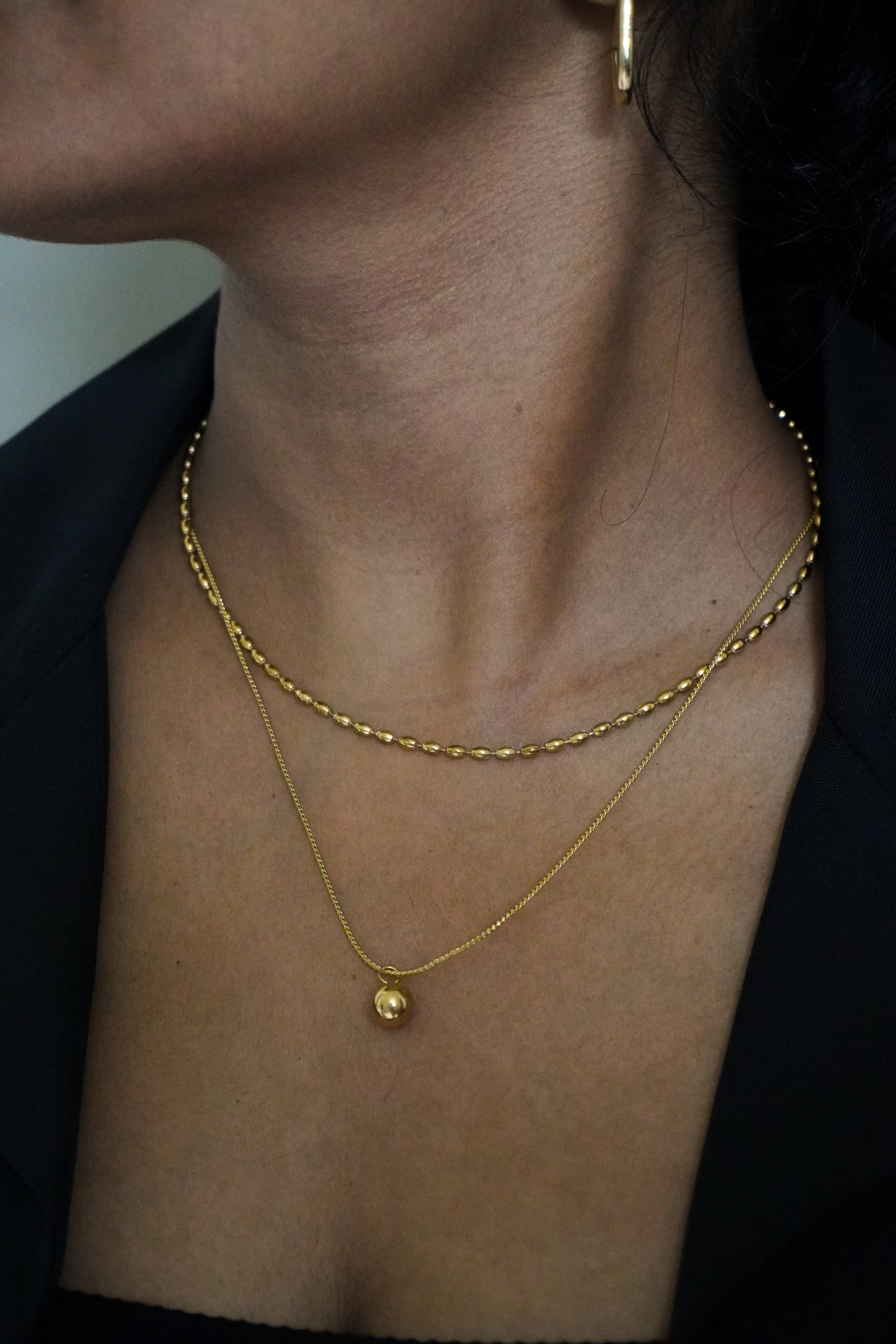 Classic Gold Duo Necklace