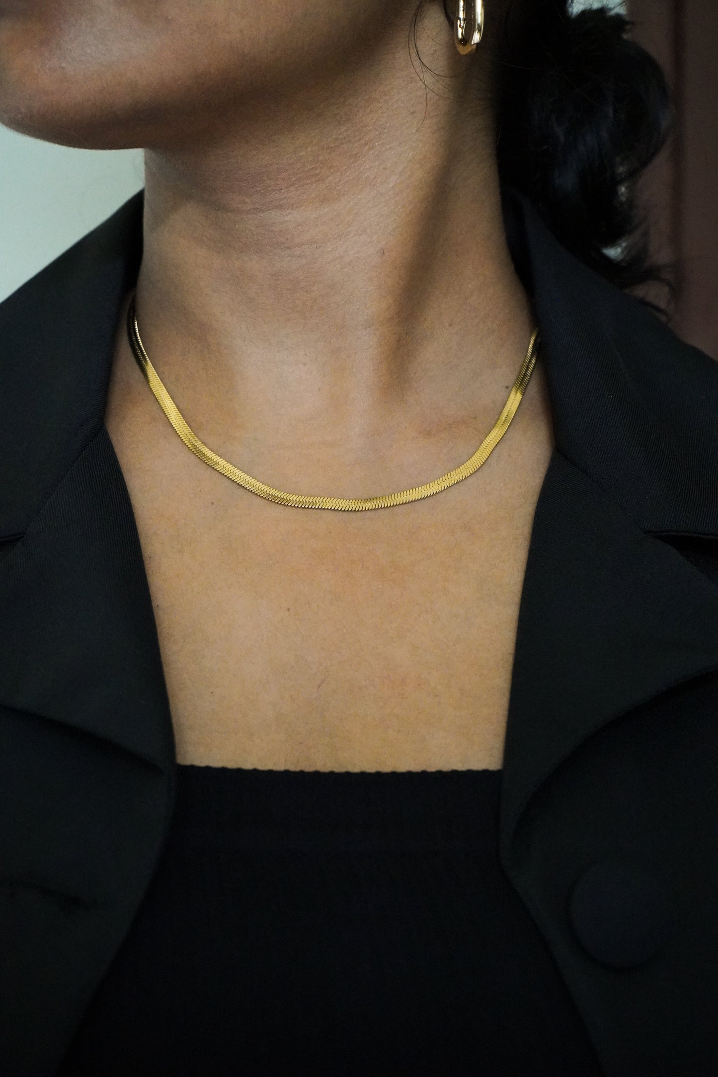 Gold snake chain