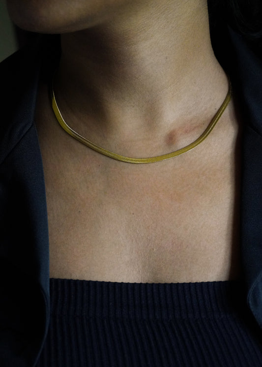 Gold snake chain