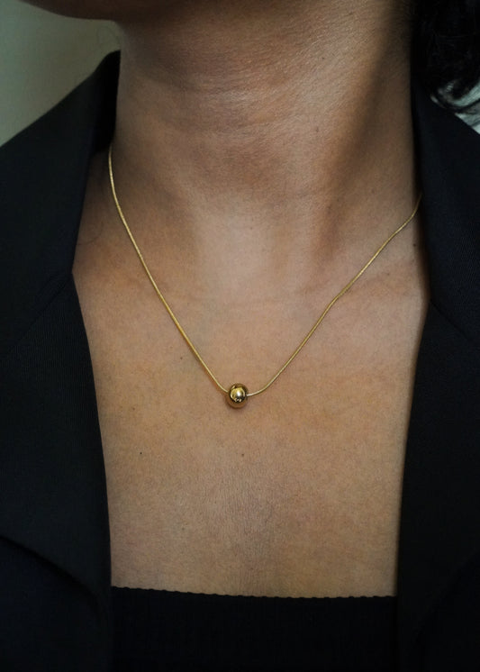 Gold Bead Necklace
