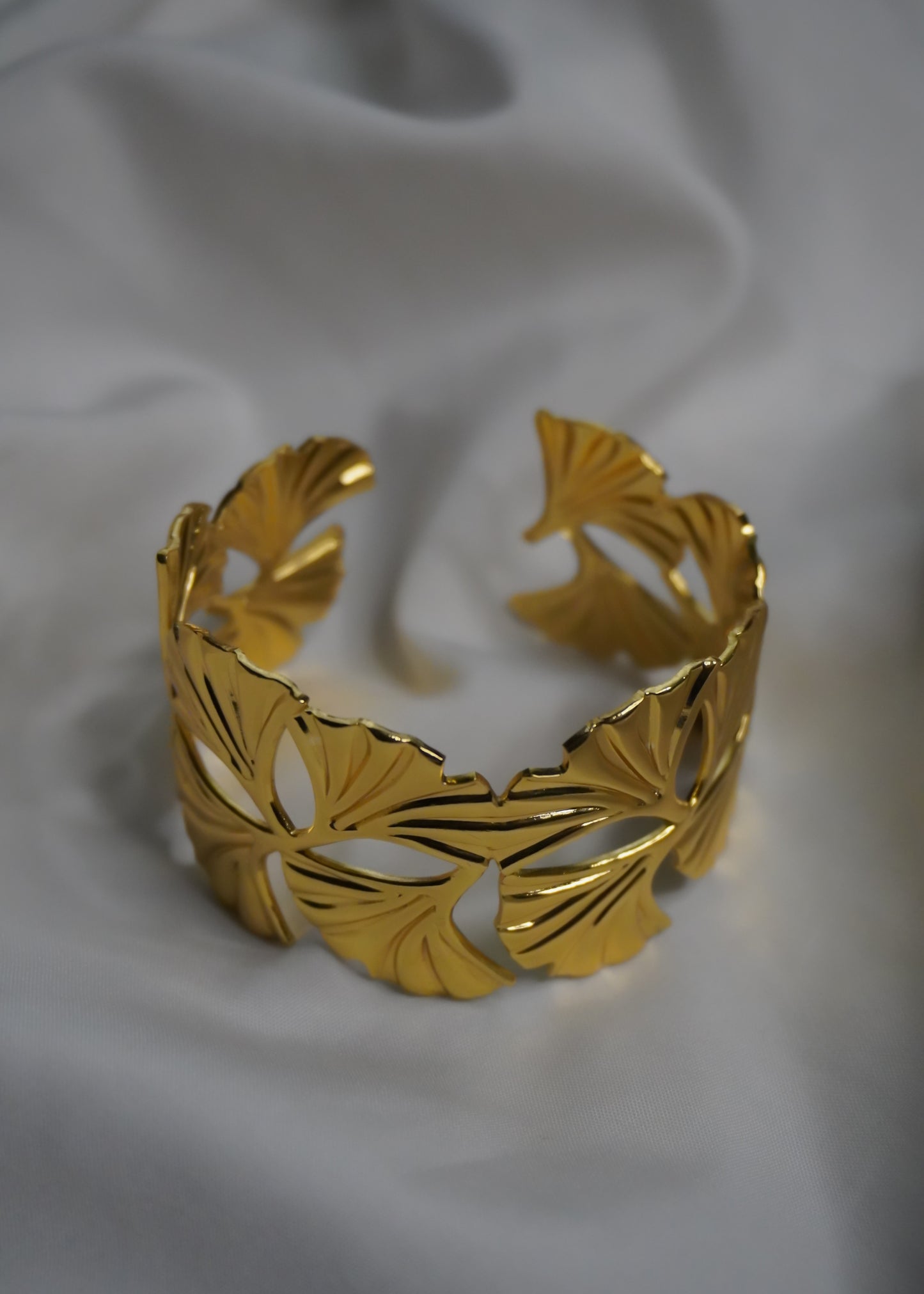 Ginkgo Grace Cuff Bracelet