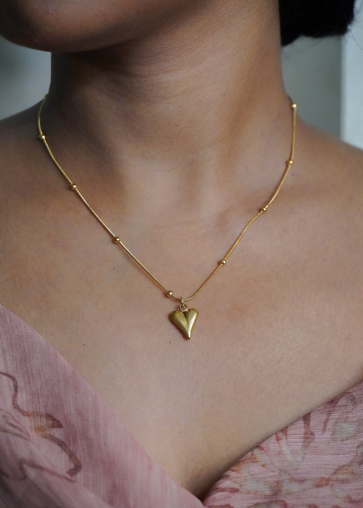 Mini Heart Glow Necklace