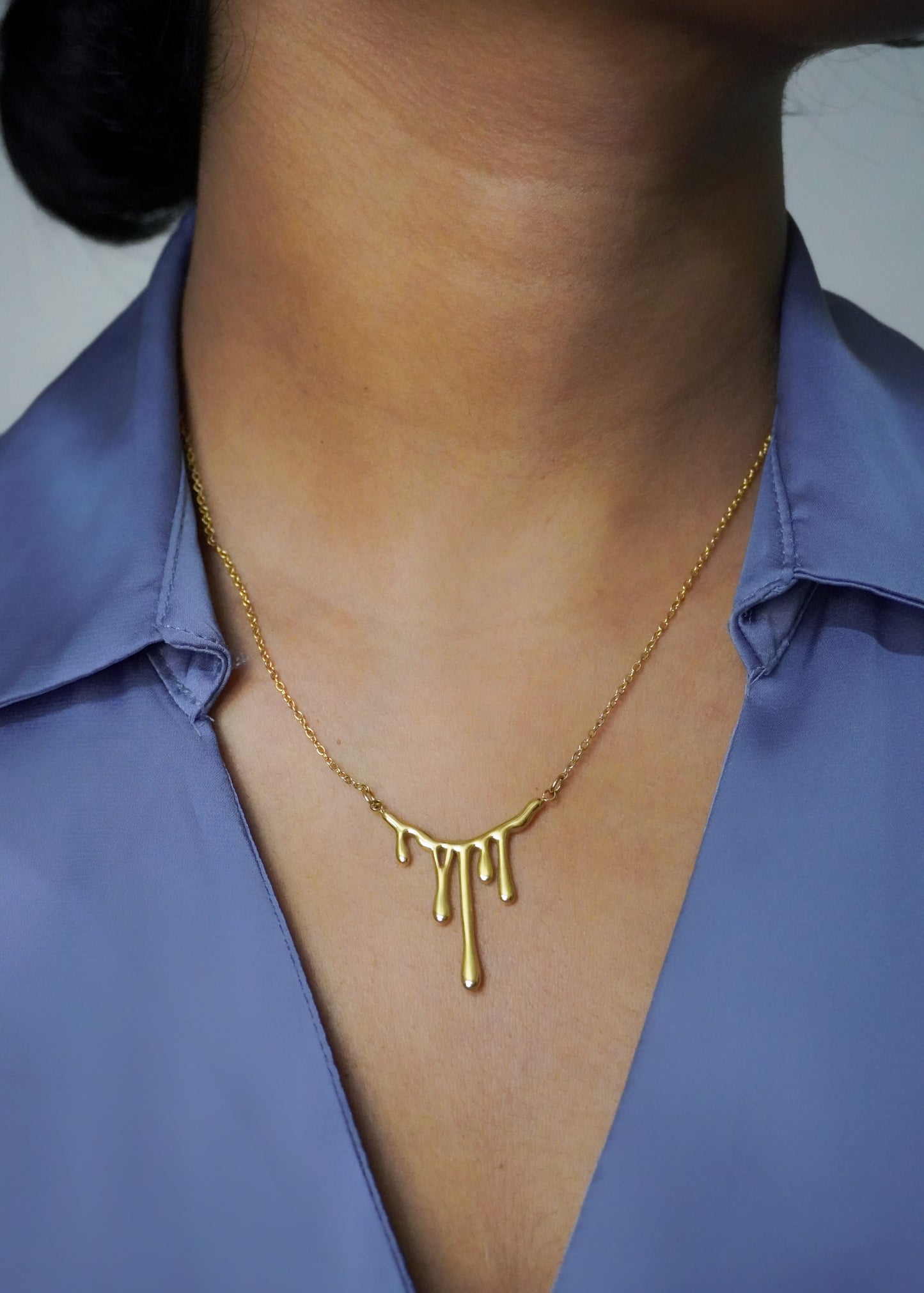 Drip Gold Necklace