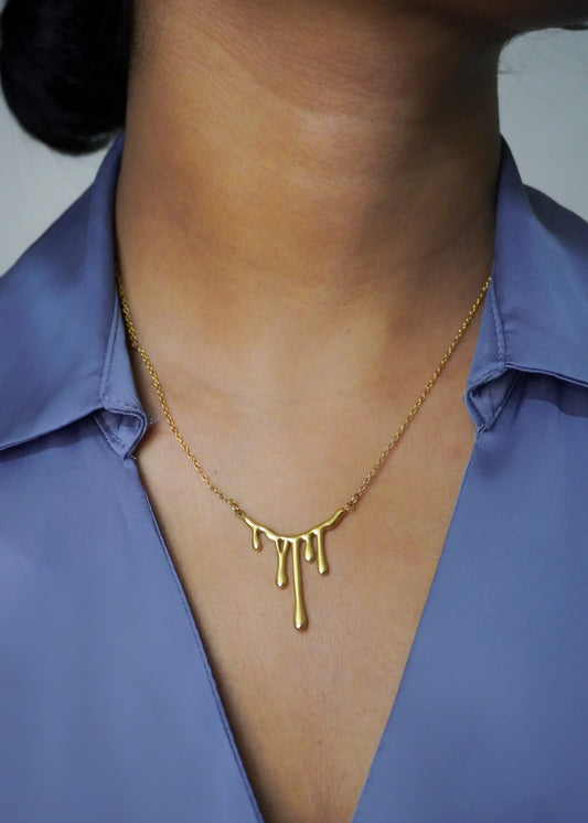 Drip Gold Necklace