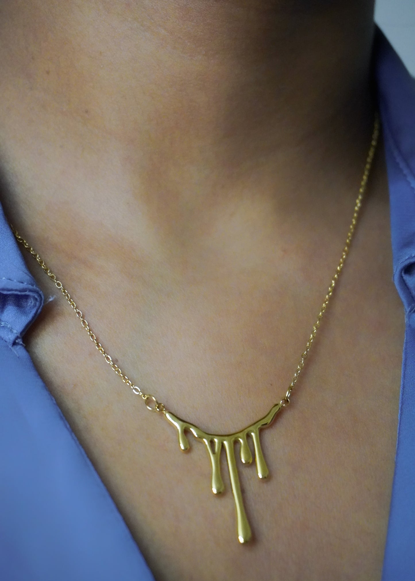 Drip Gold Necklace