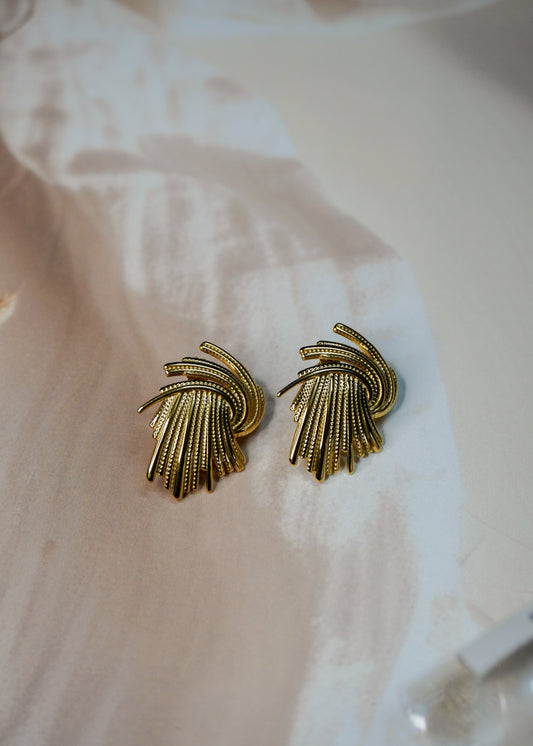 Golden Cascade Studs